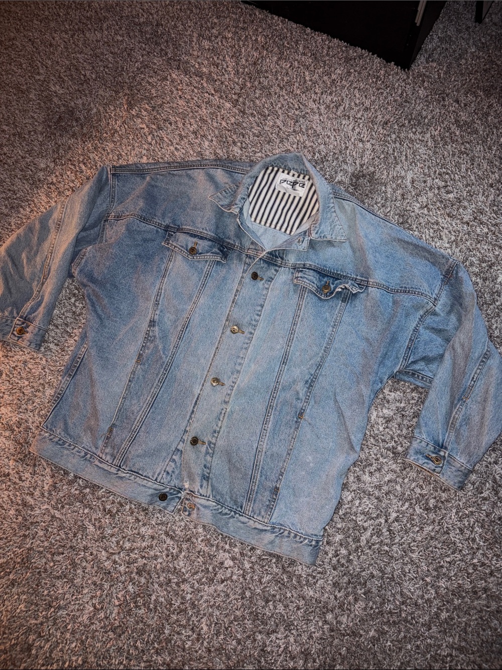 Pepe Jeans Light Blue Denim Trucker Jacket